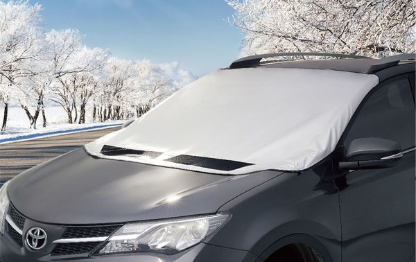 Semi-custom fit windshield cover