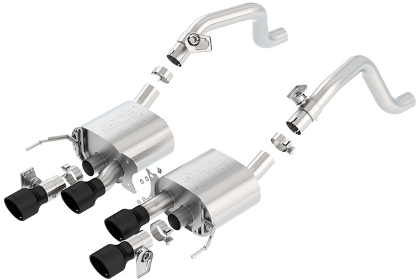 Axle-back exhaust system
