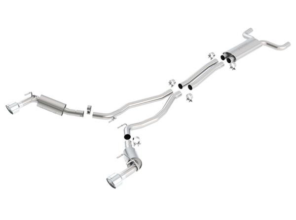 S-type cat-back exhaust system