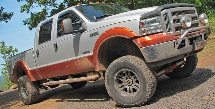 Ford F-250 Painted Flares