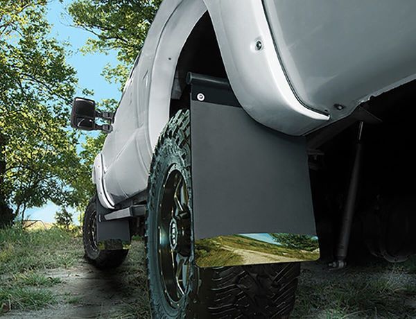 Removable mud flaps