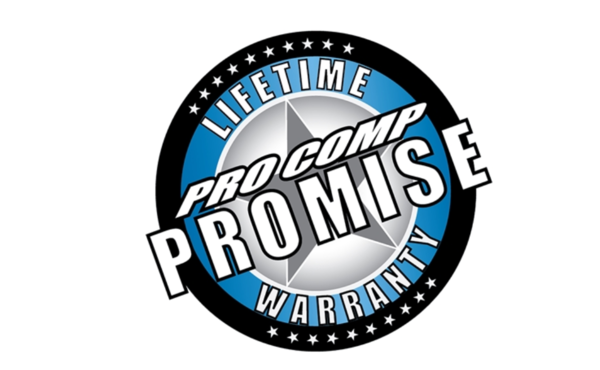 Lift shield 5-year warranty and Pro Comp Promise Lifetime Warranty