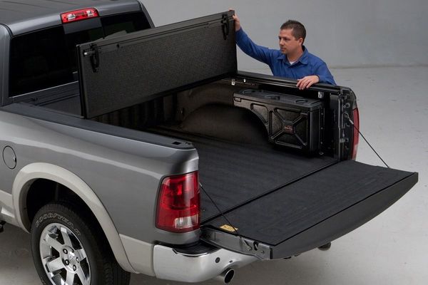 Easy truck bed access