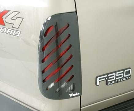 Wade Tail Light Covers - Solid Or Slotted