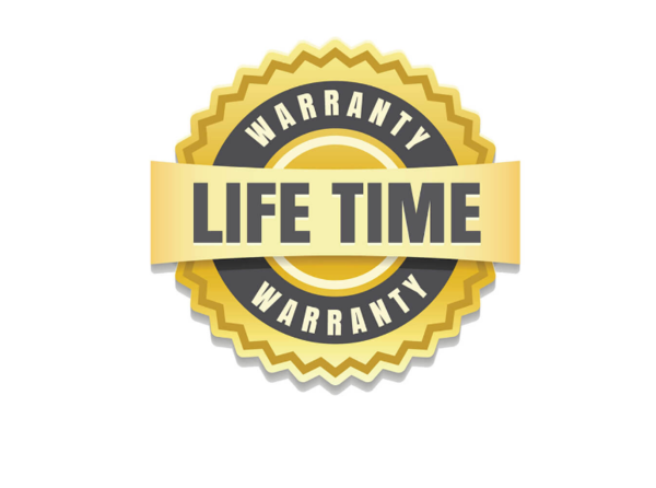 Manufacturer's lifetime warranty