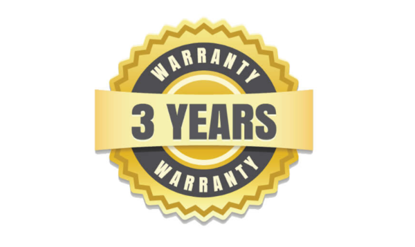 3-year warranty