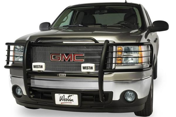 One piece grille guards