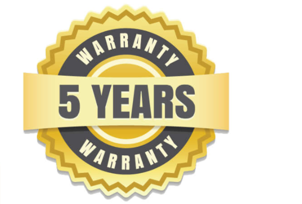 Three and five-year warranty