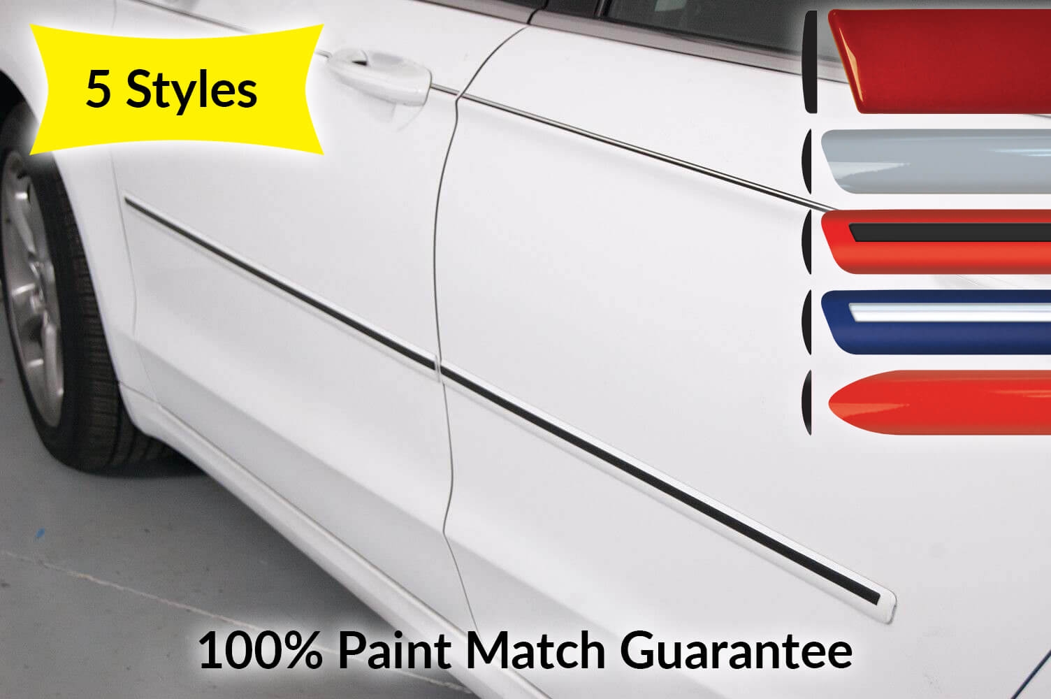 Car Door Molding Set 1 Painted Door Guards (Updated April 2019)