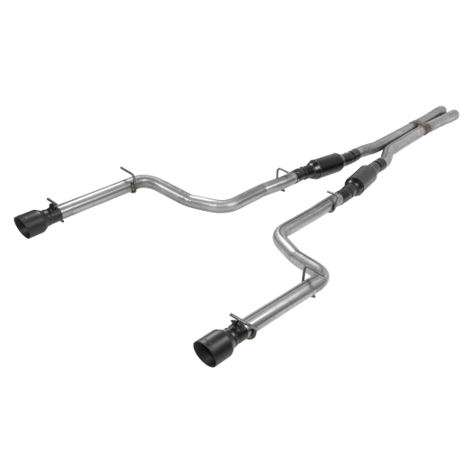 Flowmaster 817917 Outlaw Extreme Cat Back Exhaust System Single Dump Style Exit Incl 3 in Tubing/Outlaw Muffler Black 409 Stainless Steel Outlaw Extreme Cat Back Exhaust System 