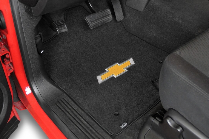 Black Grey Ebony VelourTex Lloyd Mats Custom Floor Mats for Genesis Vehicles