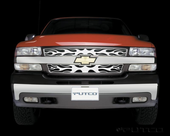 Putco Flaming Inferno Grille Inserts - Available Painted