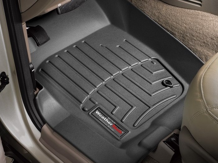 Black WeatherTech 40489 Custom Fit Cargo Liners for Ford Explorer 