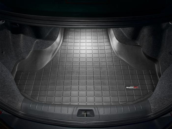 Black WeatherTech Custom Fit Rear FloorLiner for Honda Accord 441483 
