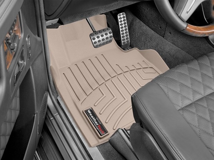 442212 Black WeatherTech Custom Fit Rear FloorLiner for Select Mercedes-Benz Models 