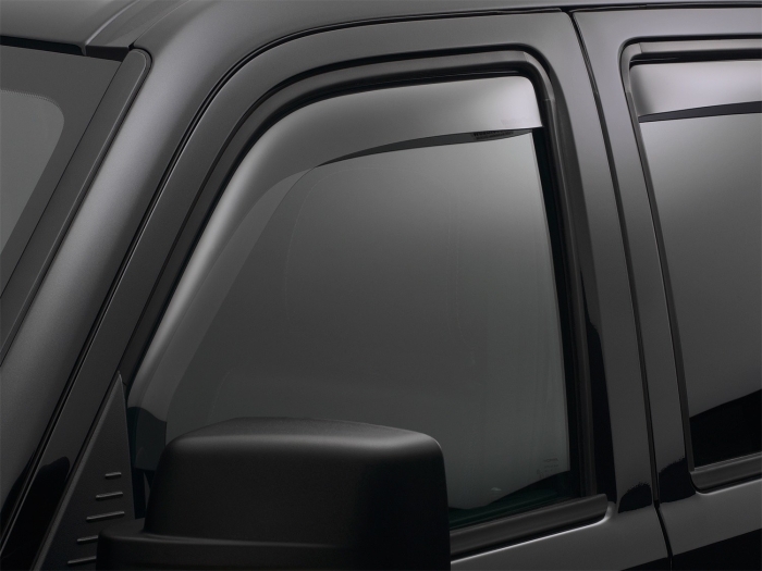 WeatherTech Custom Fit Rear Side Window Deflectors for Jeep Cherokee Dark Smoke 
