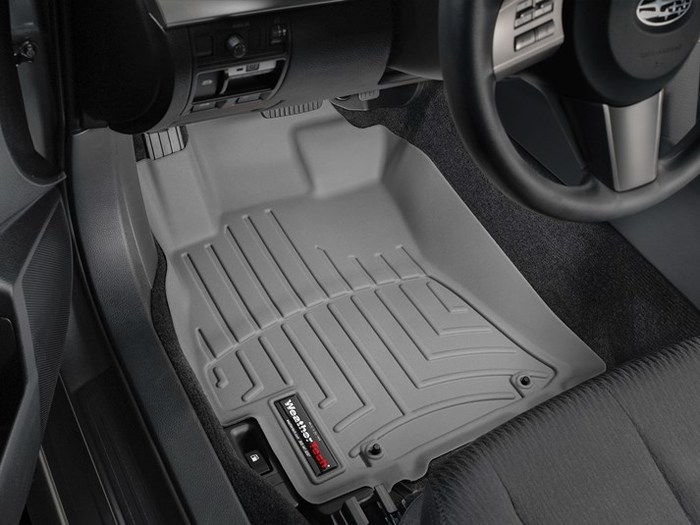 WeatherTech Trim to Fit Front Rubber Mats for Subaru Outback Black 