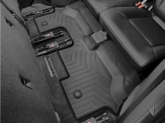 Trucks Van PantsSaver Custom Fit Automotive Floor Mats for Volkswagen Atlas 2020 All Weather Protection for Cars SUV Heavy Duty Total Protection Gray 