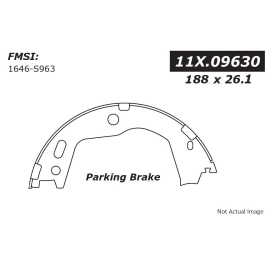 Centric 111.09630 Parking Brake Shoe 
