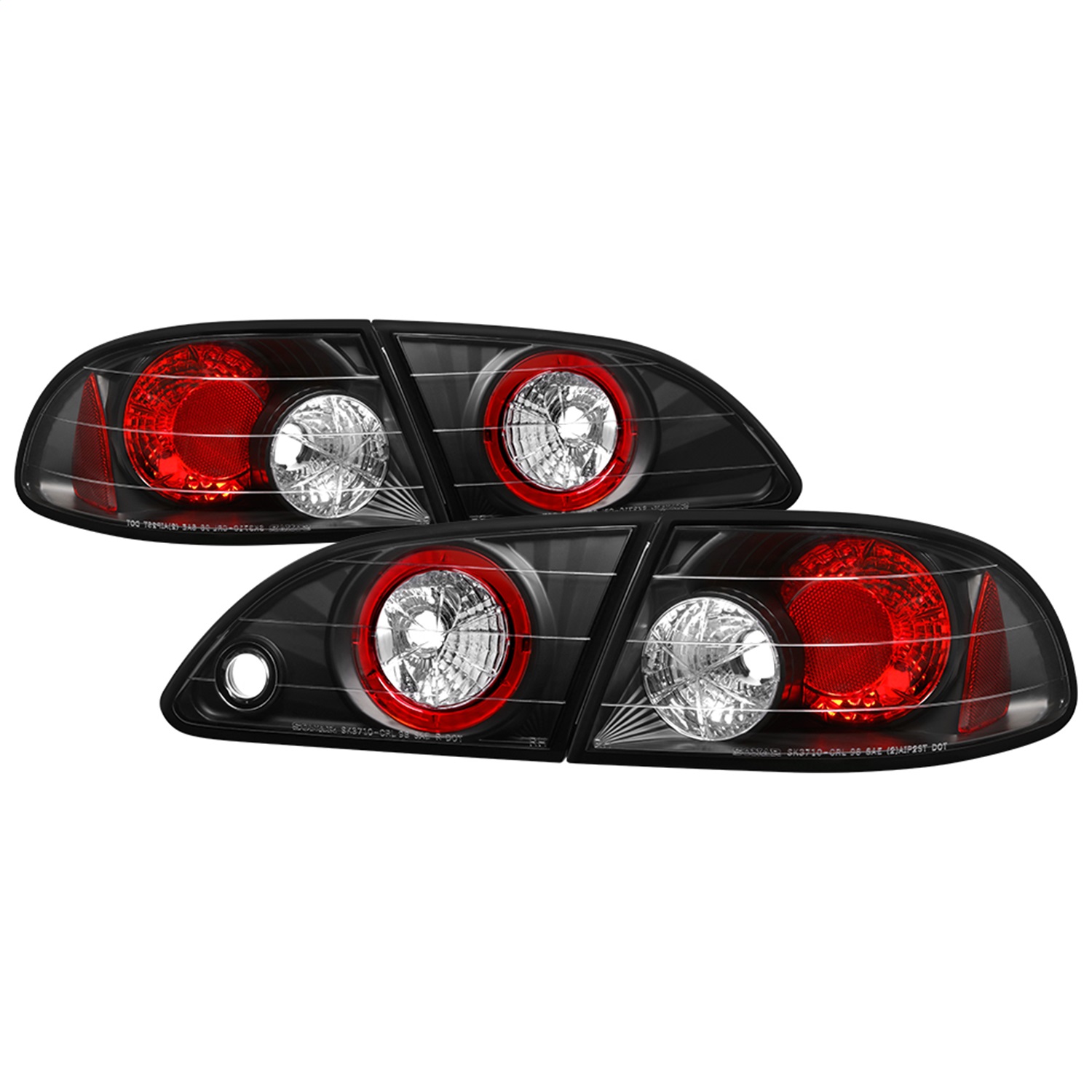 2003-2005 Chevy Cavalier Rear Brake Outter Tail Lights Lamps Left+Right