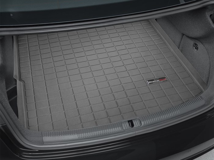 WeatherTech Cargo Liner Trunk Mat for Audi A8-2015-2018 Black