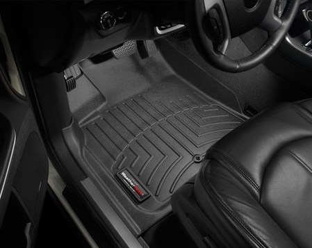 GGBAILEY D50593-F1A-BLK_BR Custom Fit Car Mats for 2012 2017 Buick Enclave Black with Red Edging Driver & Passenger Floor 2016 2015 2014 2013